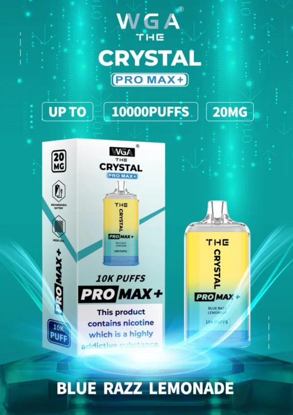 The Crystal Pro Max + 10000 Puffs Disposable Vape Pod - Image 22