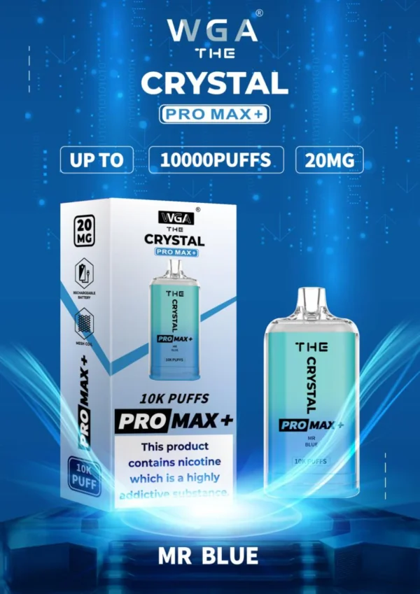 The Crystal Pro Max + 10000 Puffs Disposable Vape Pod - Image 13