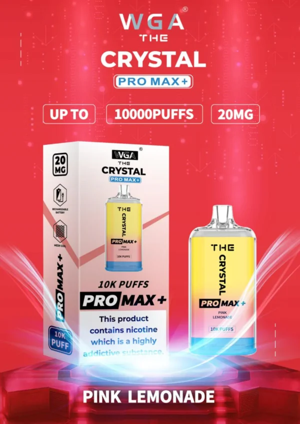 The Crystal Pro Max + 10000 Puffs Disposable Vape Pod - Image 12