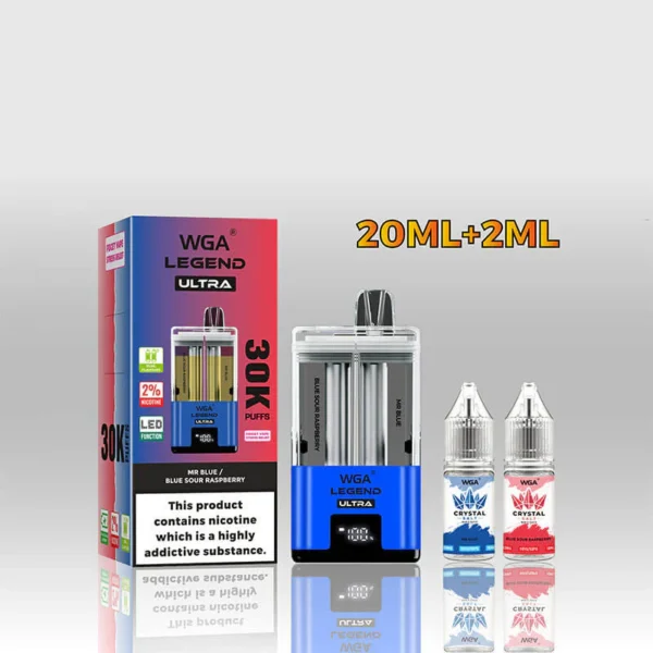 WGA Ultra 30000 Puffs Disposable Vape Nicotine 20mg (Box of 10) - Image 7