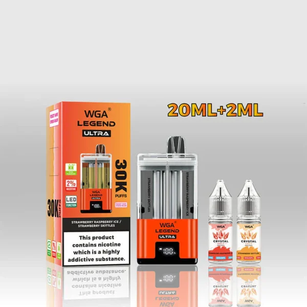WGA Ultra 30000 Puffs Disposable Vape Nicotine 20mg (Box of 10) - Image 3